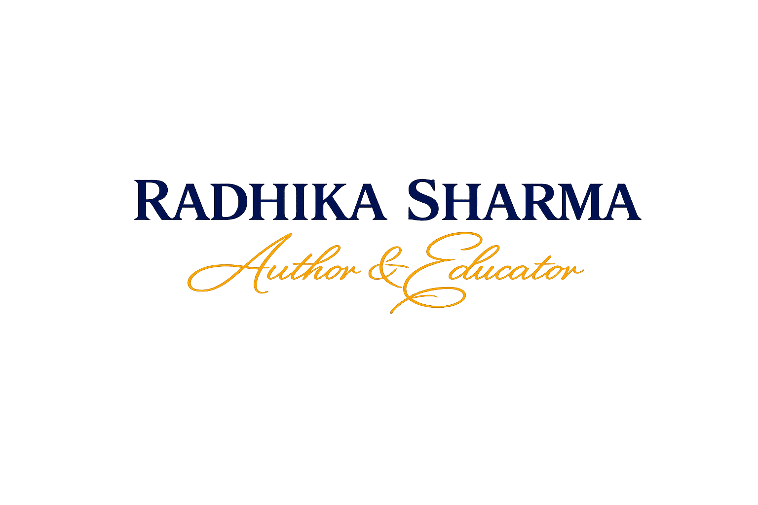 Radhika Sharma — Author & Educator