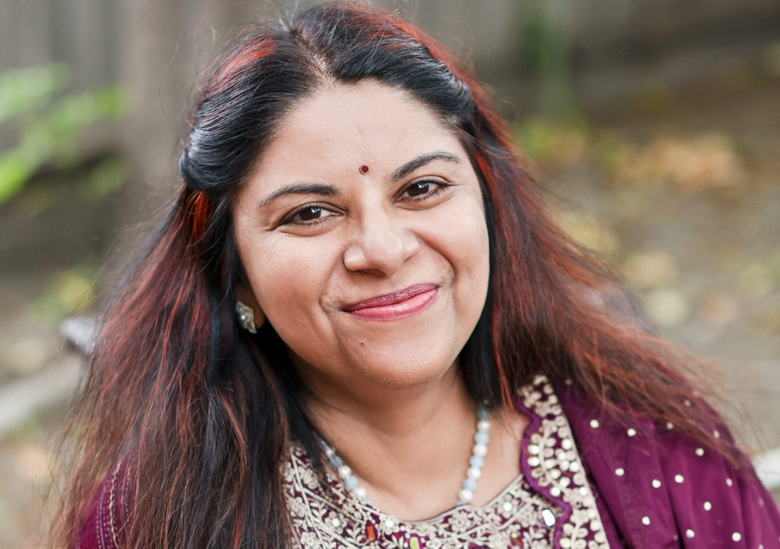 Radhika Sharma, photographed for her Literary Arts Teacher Spotlight feature